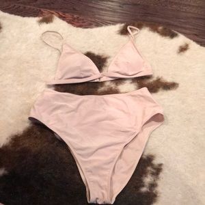 High waisted Forever21 bathing suit